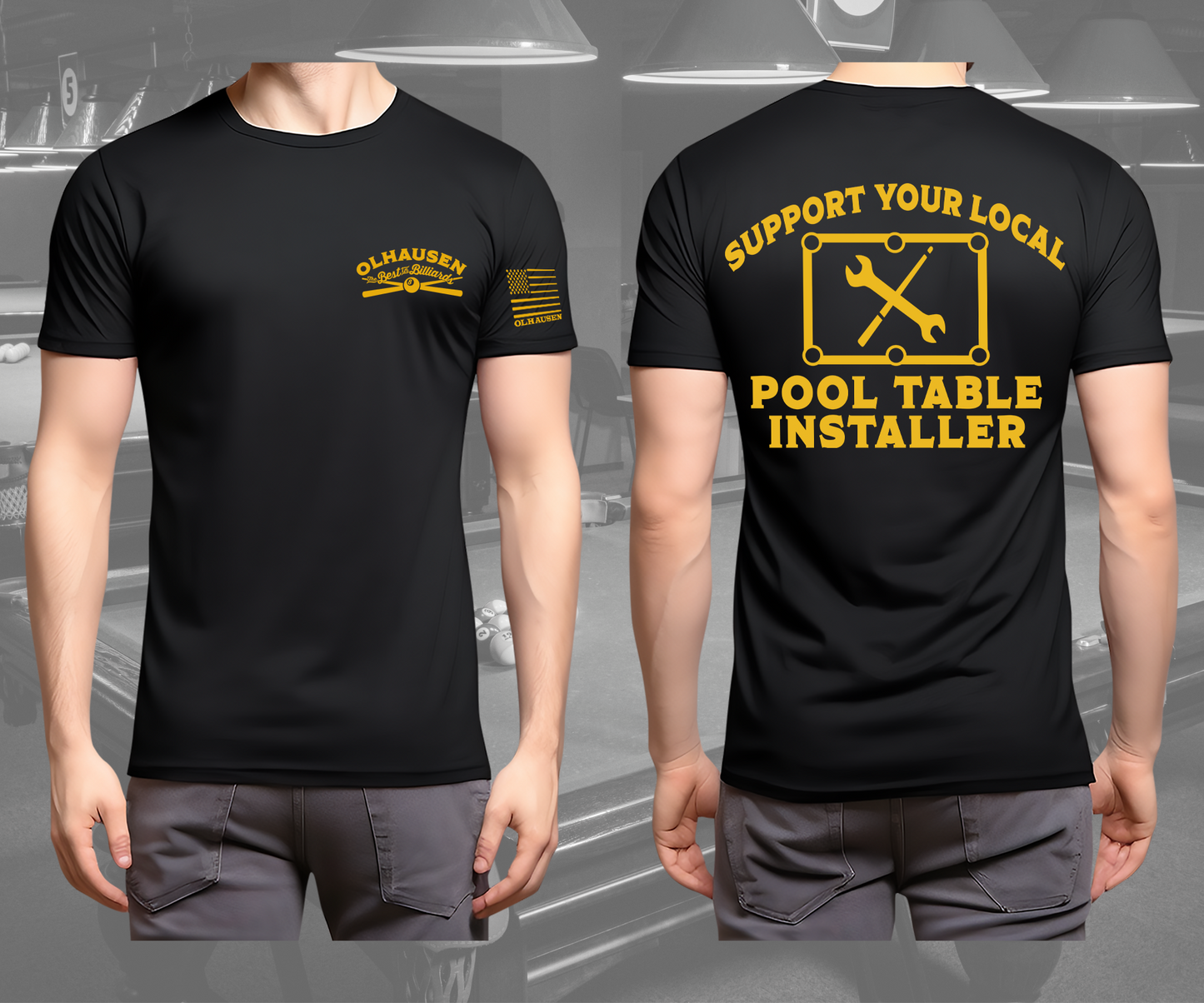 Support your local Pool Table Installer